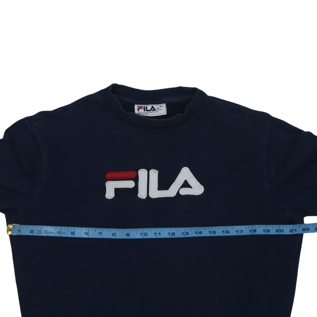 Mens UK Size S FILA Blue Pullover Sweatshirt