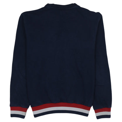 Mens UK Size S FILA Blue Pullover Sweatshirt