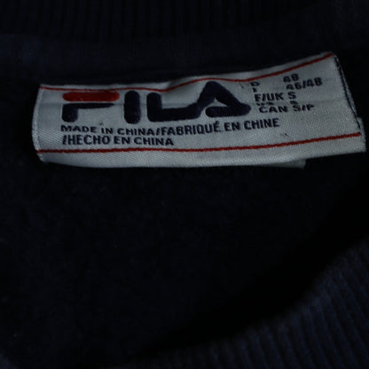 Mens UK Size S FILA Blue Pullover Sweatshirt