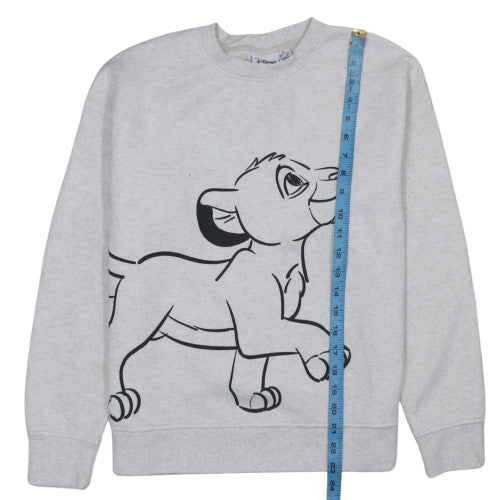Womens UK Size XS Disney Grey Pullover Sweatshirt