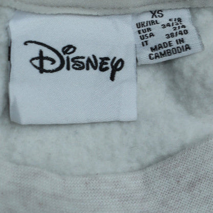 Womens UK Size XS Disney Grey Pullover Sweatshirt