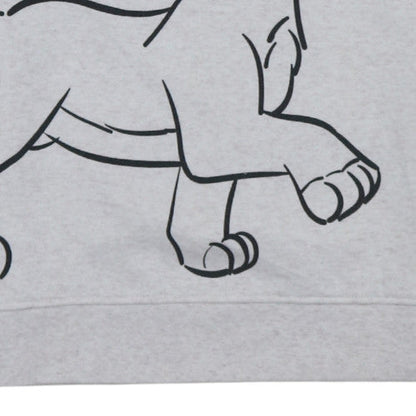Womens UK Size XS Disney Grey Pullover Sweatshirt