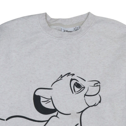 Womens UK Size XS Disney Grey Pullover Sweatshirt