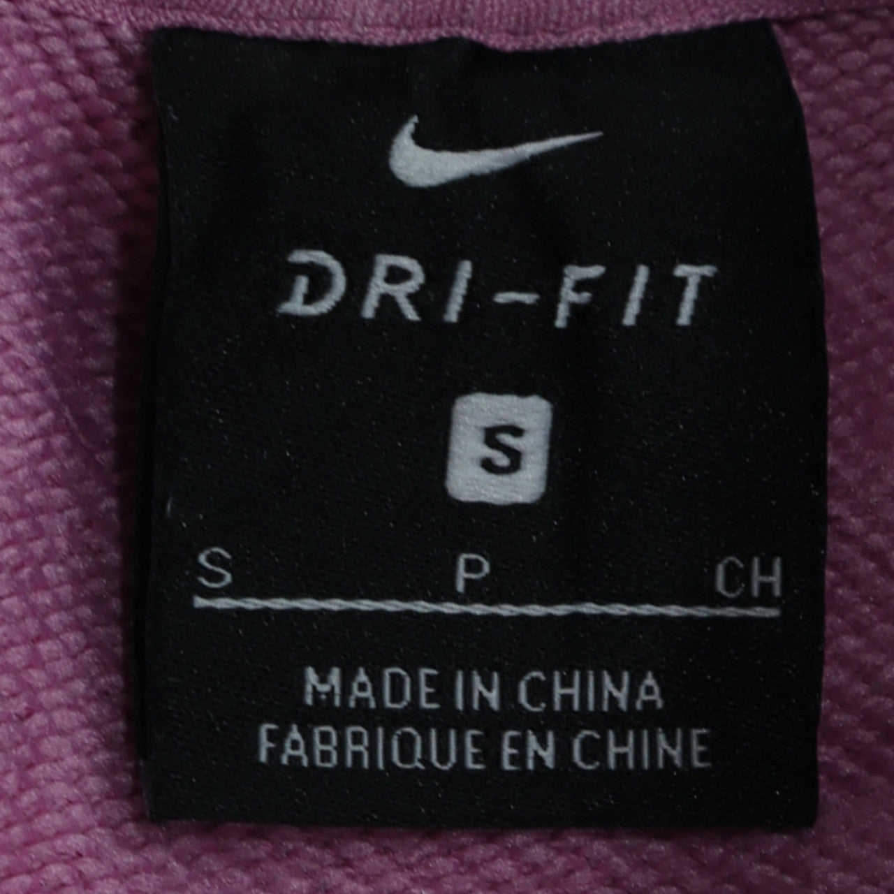 Womens UK Size S Nike Pink Pullover Sweatshirt