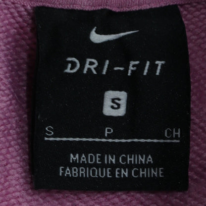 Womens UK Size S Nike Pink Pullover Sweatshirt