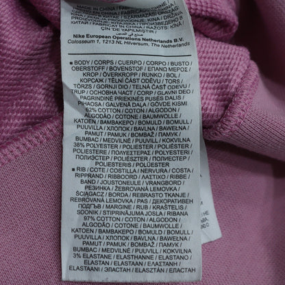Womens UK Size S Nike Pink Pullover Sweatshirt