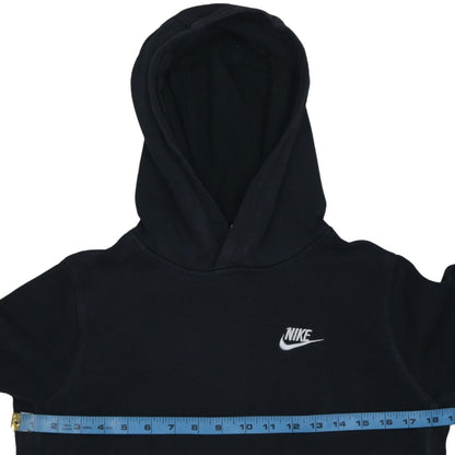Nike Boys Black Pullover Fleece Hoodie XL 158-170cm Hooded Sweatshirt