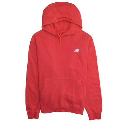 Mens UK Size L Nike Red Pullover Hoodie