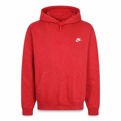 Mens UK Size L Nike Red Pullover Hoodie