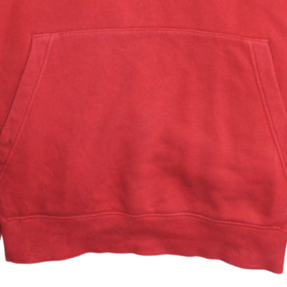 Mens UK Size L Nike Red Pullover Hoodie