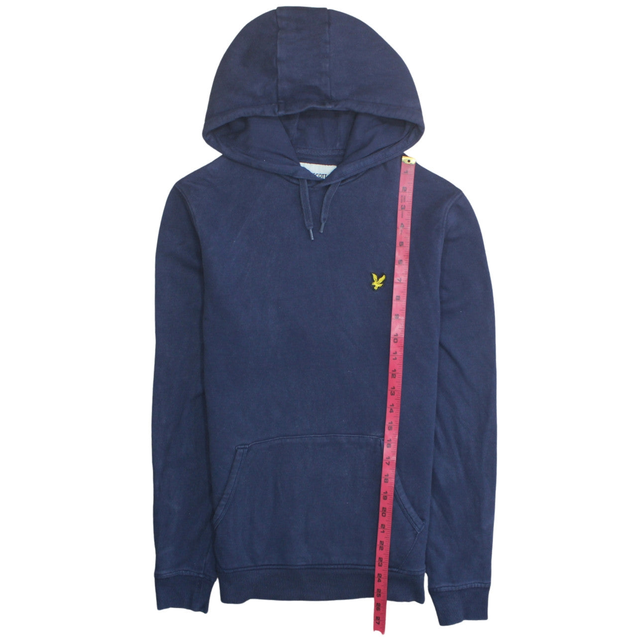 Mens UK Size S Lyle & Scott Blue Pullover Hoodie