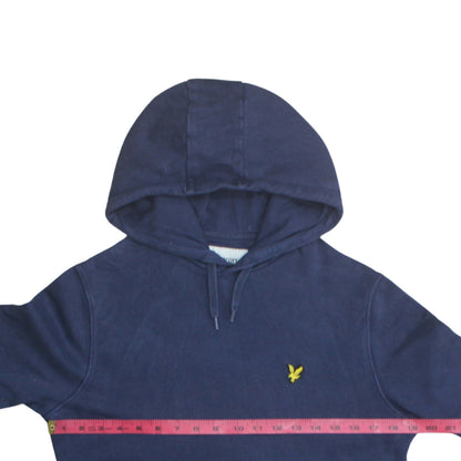Mens UK Size S Lyle & Scott Blue Pullover Hoodie