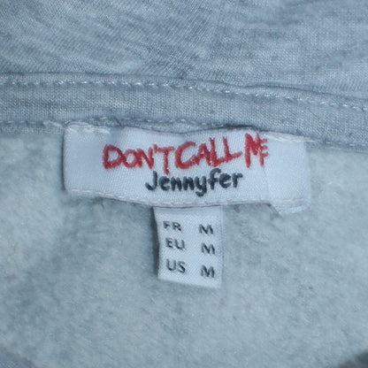 Unisex Adults UK Size M Don't Call Me Jennyfer Grey Pullover Hoodie
