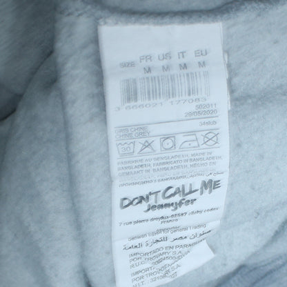 Unisex Adults UK Size M Don't Call Me Jennyfer Grey Pullover Hoodie