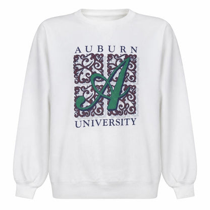 Mens UK Size XL Russell Athletic White Pullover Sweatshirt