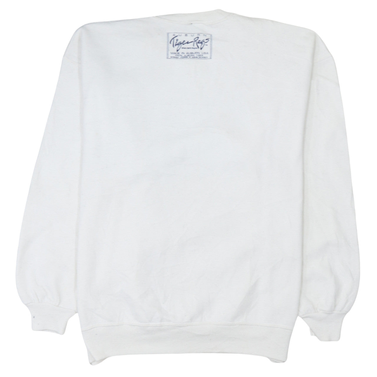 Mens UK Size XL Russell Athletic White Pullover Sweatshirt