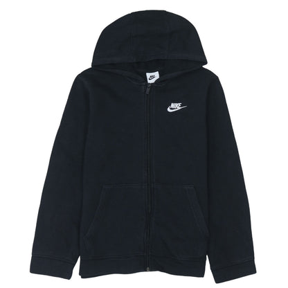 Nike Boys Black Full Zip Fleece Hoodie L 147-158cm