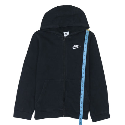 Nike Boys Black Full Zip Fleece Hoodie L 147-158cm