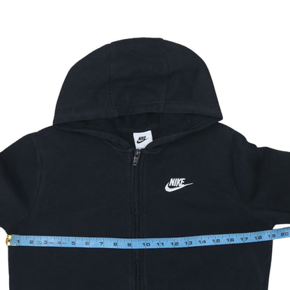 Nike Boys Black Full Zip Fleece Hoodie L 147-158cm