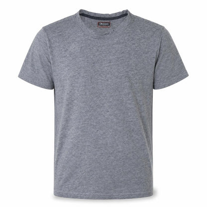 Kappa Mens Grey Crew Neck Short Sleeve Cotton T-Shirt Medium