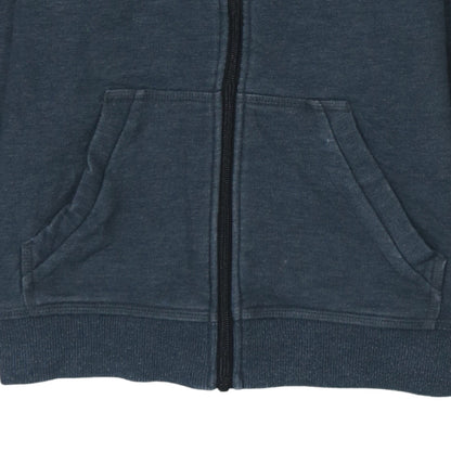 Puma Women’s Blue Track Jacket Size 12 Full Zip Cotton Blend