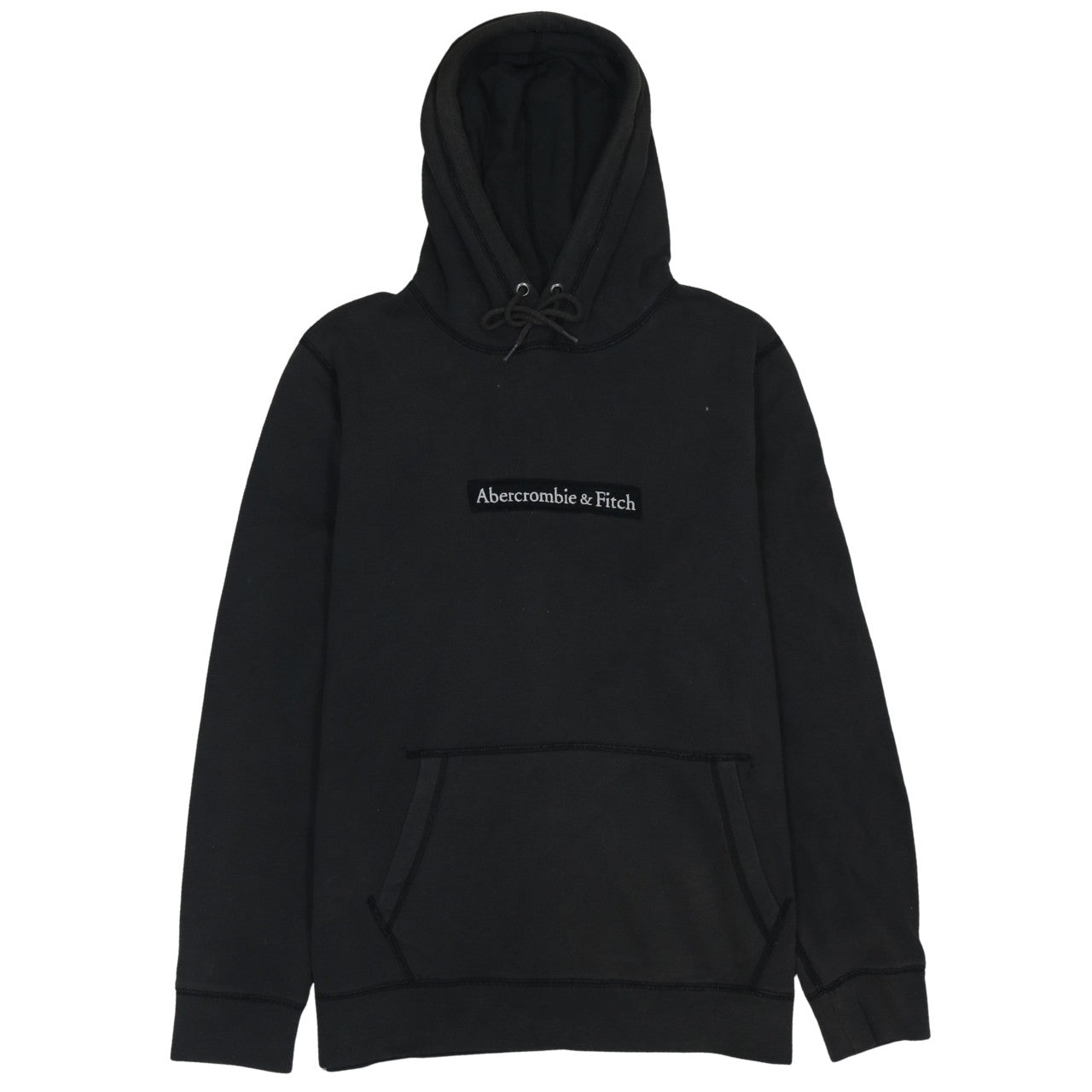 Mens UK Size L Abercrombie & Fitch Black Pullover Hoodie