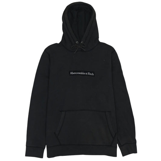 Mens UK Size L Abercrombie & Fitch Black Pullover Hoodie