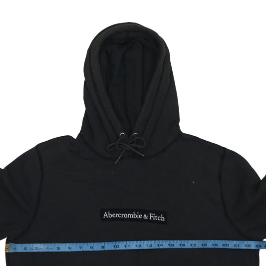 Mens UK Size L Abercrombie & Fitch Black Pullover Hoodie