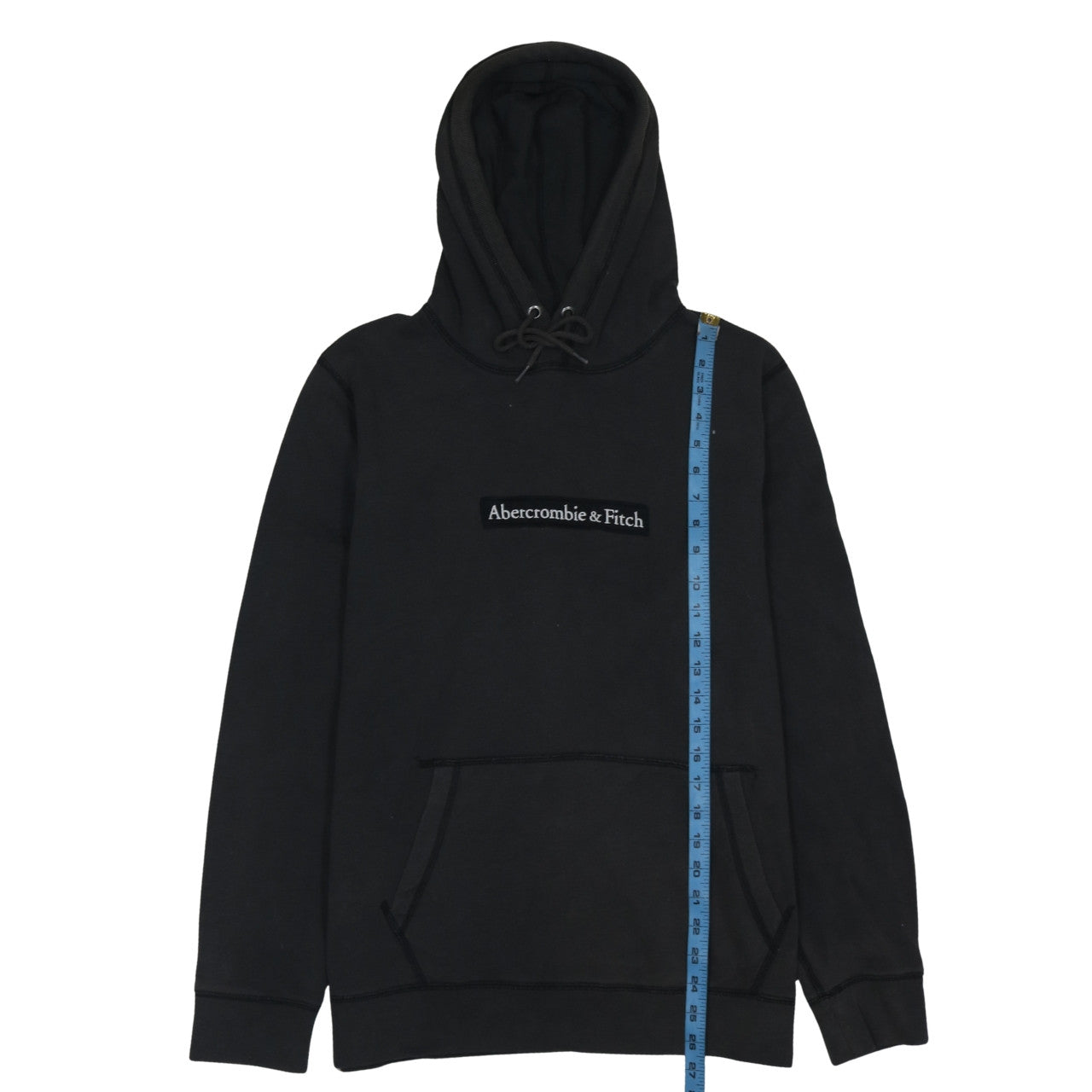 Mens UK Size L Abercrombie & Fitch Black Pullover Hoodie