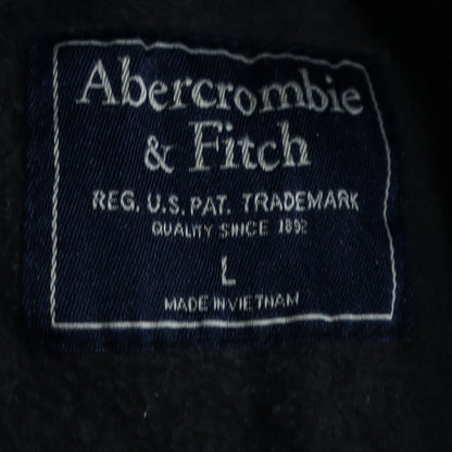 Mens UK Size L Abercrombie & Fitch Black Pullover Hoodie