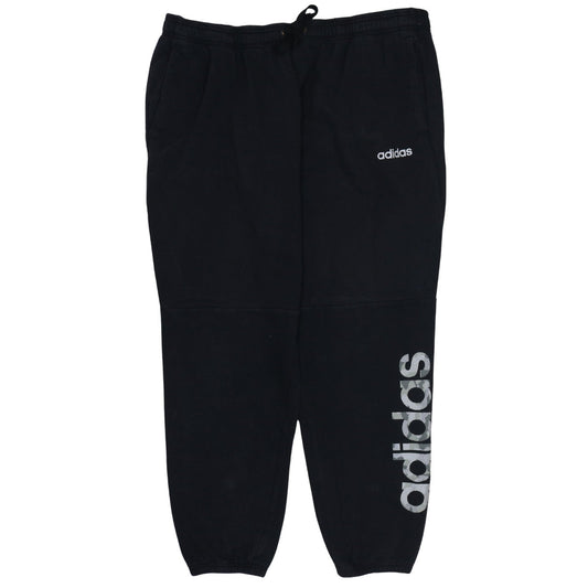Mens UK Size XL adidas Regular Fit Jogger Black Trousers