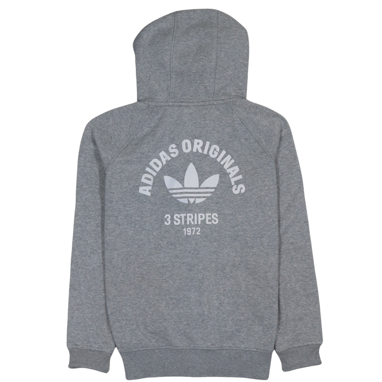 Womens UK Size 12 adidas Grey Full Zip Hoodie