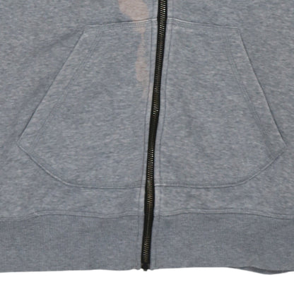 Womens UK Size 12 adidas Grey Full Zip Hoodie