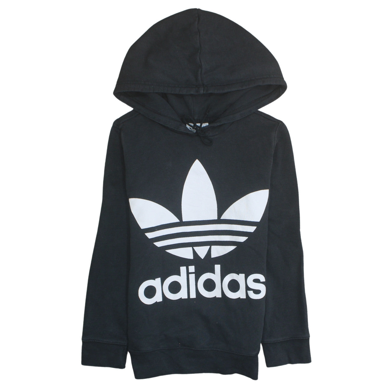Womens UK Size S adidas Black Pullover Hoodie