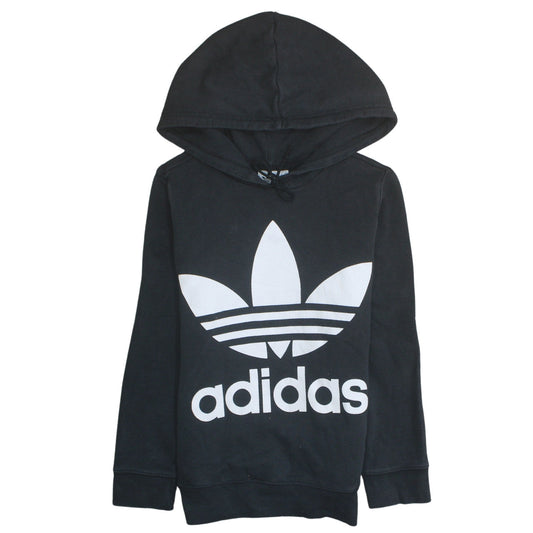 Womens UK Size S adidas Black Pullover Hoodie