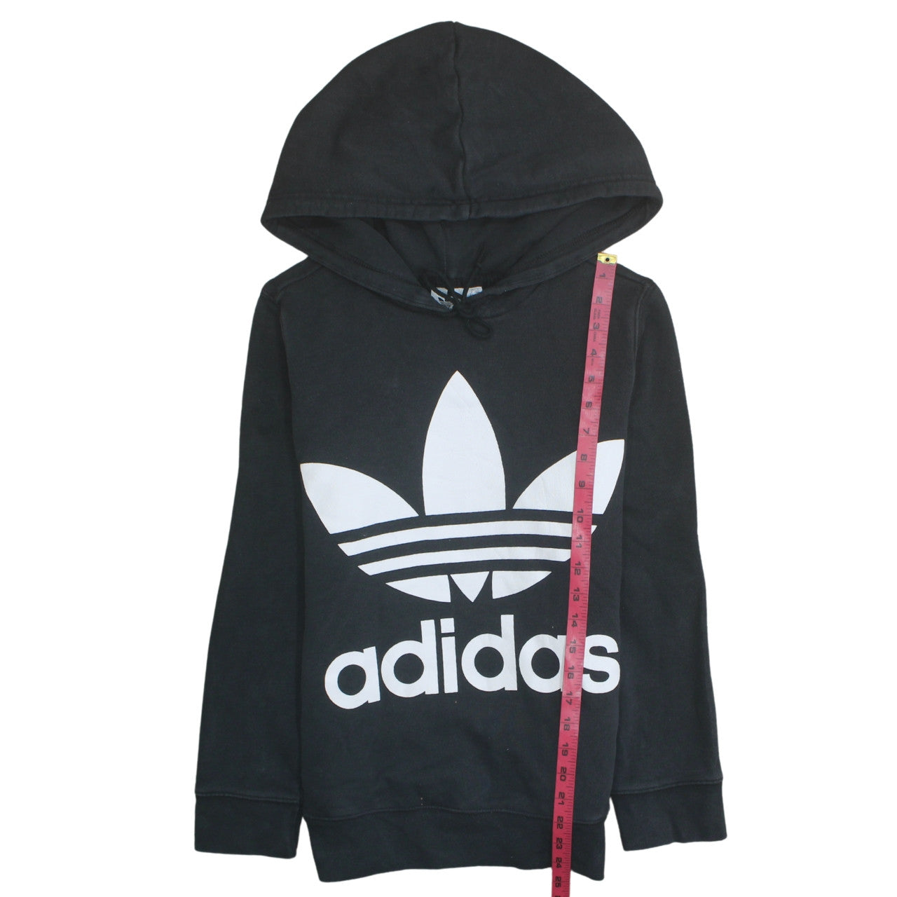 Womens UK Size S adidas Black Pullover Hoodie