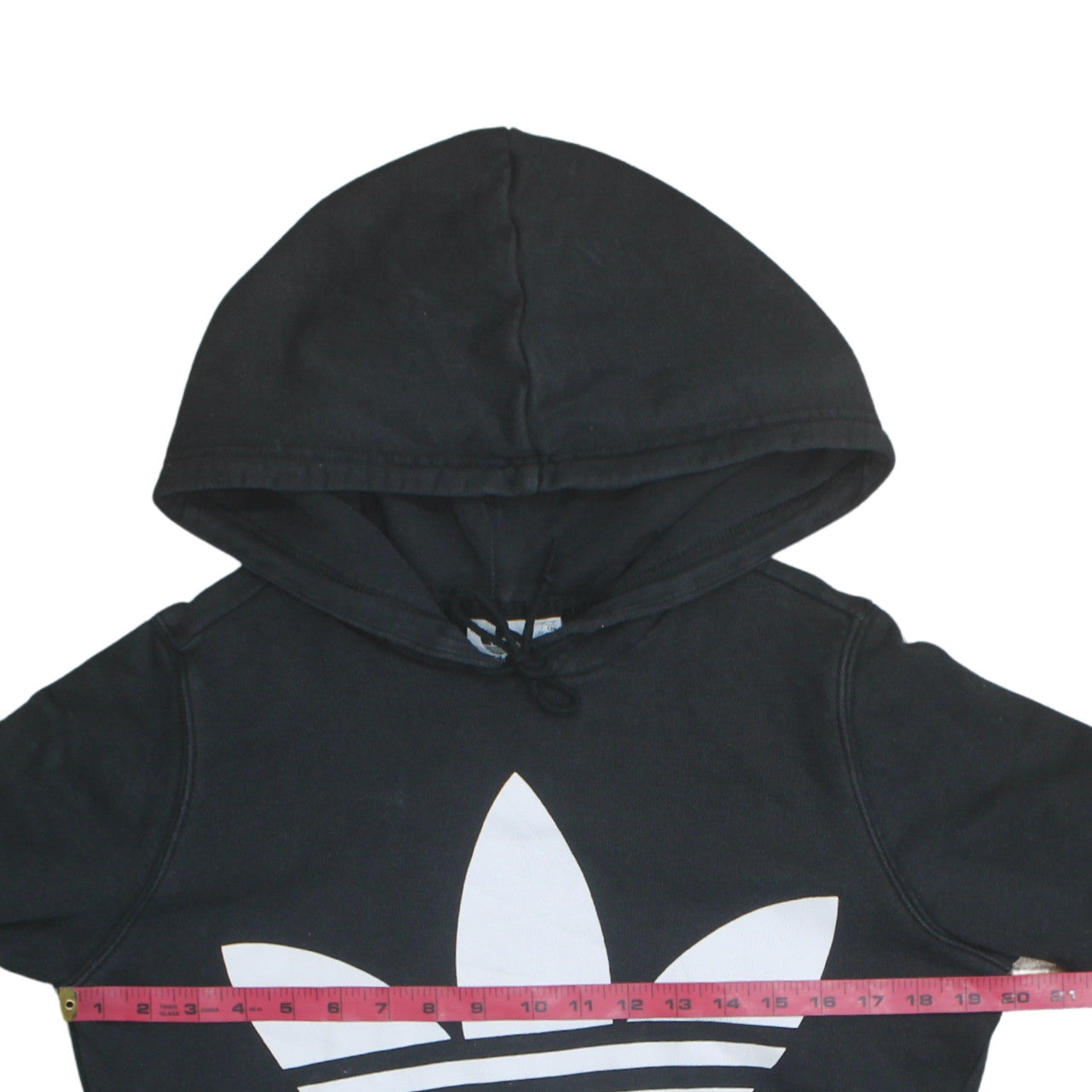 Womens UK Size S adidas Black Pullover Hoodie