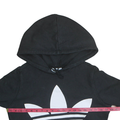 Womens UK Size S adidas Black Pullover Hoodie