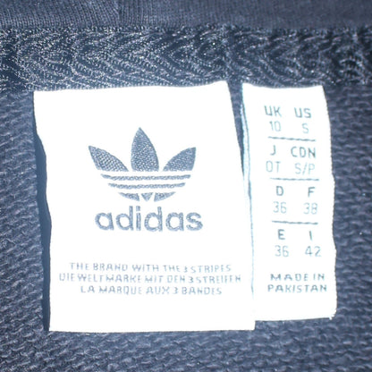 Womens UK Size S adidas Black Pullover Hoodie