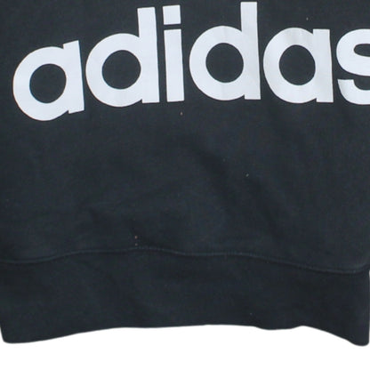 Womens UK Size S adidas Black Pullover Hoodie