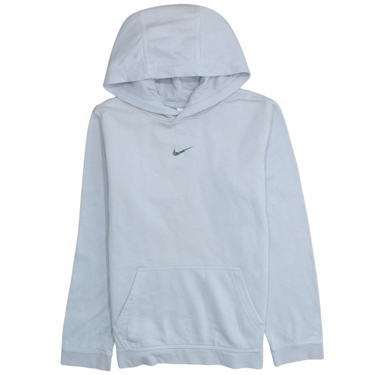 Nike Boys Grey Pullover Hoodie XL Regular Fit Fleece Sweatshirt