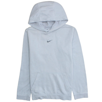 Nike Boys Grey Pullover Hoodie XL Regular Fit Fleece Sweatshirt