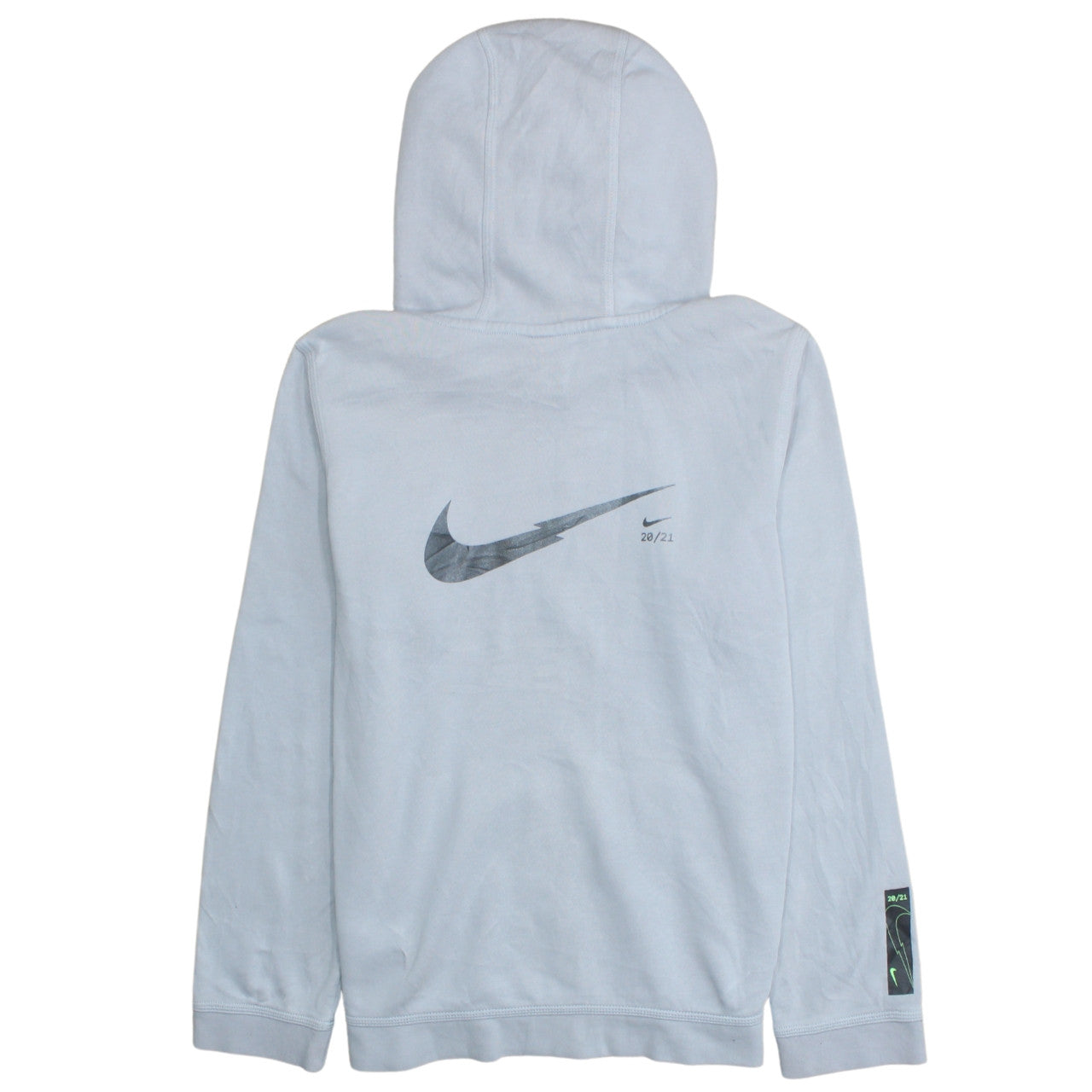Nike Boys Grey Pullover Hoodie XL Regular Fit Fleece Sweatshirt