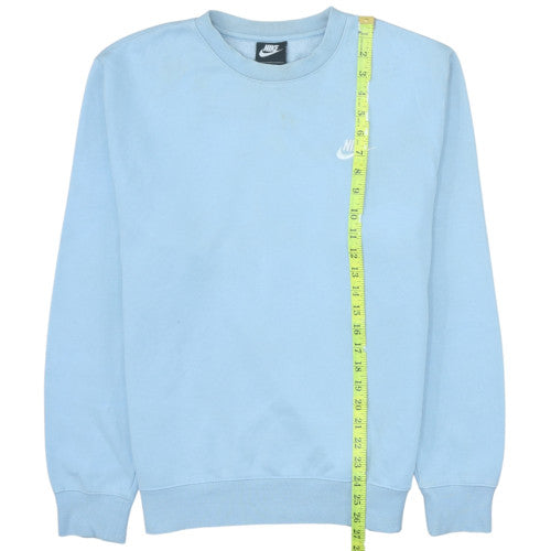 Mens UK Size S Nike Blue Pullover Sweatshirt