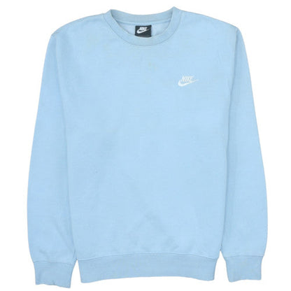 Mens UK Size S Nike Blue Pullover Sweatshirt