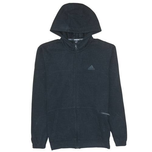 Mens UK Size S adidas Black Full Zip Hoodie