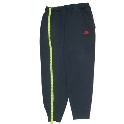 Nike Men's Black Jogger Sweatpants L Fleece Elastic Waist Comfort Fit