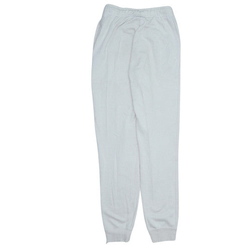 Nike Womens White XS Jogger Sweatpants Elastic Waist Cotton Blend
