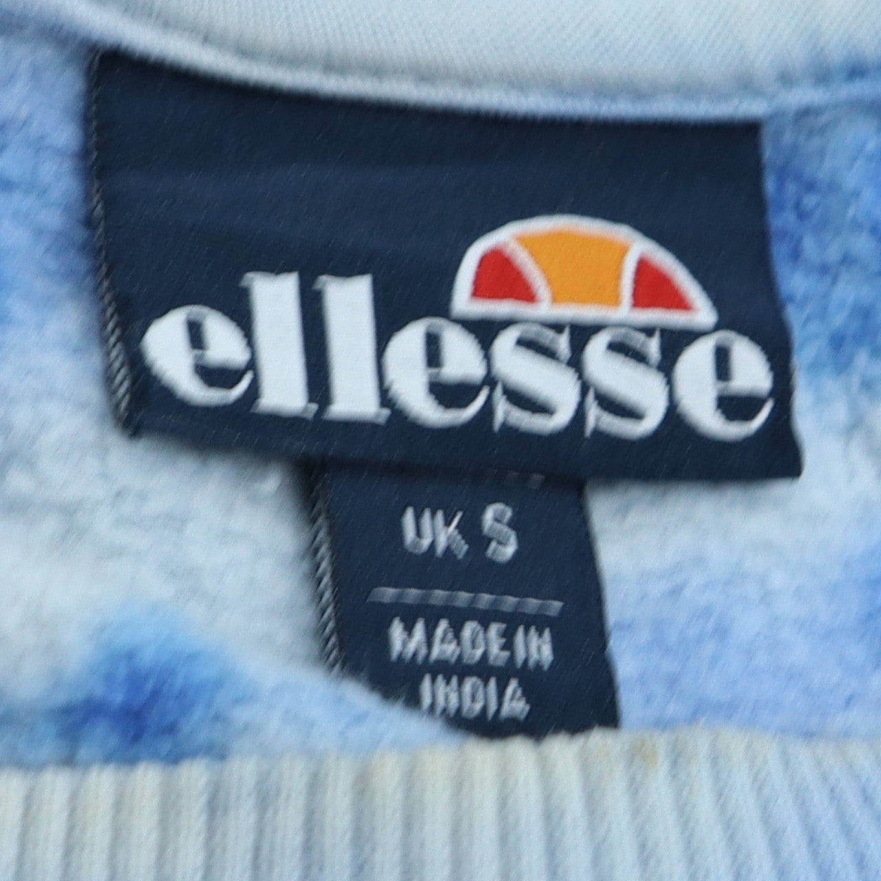 Mens UK Size S ellesse Blue Pullover Sweatshirt