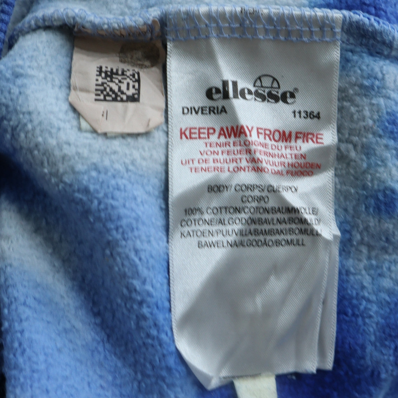 Mens UK Size S ellesse Blue Pullover Sweatshirt